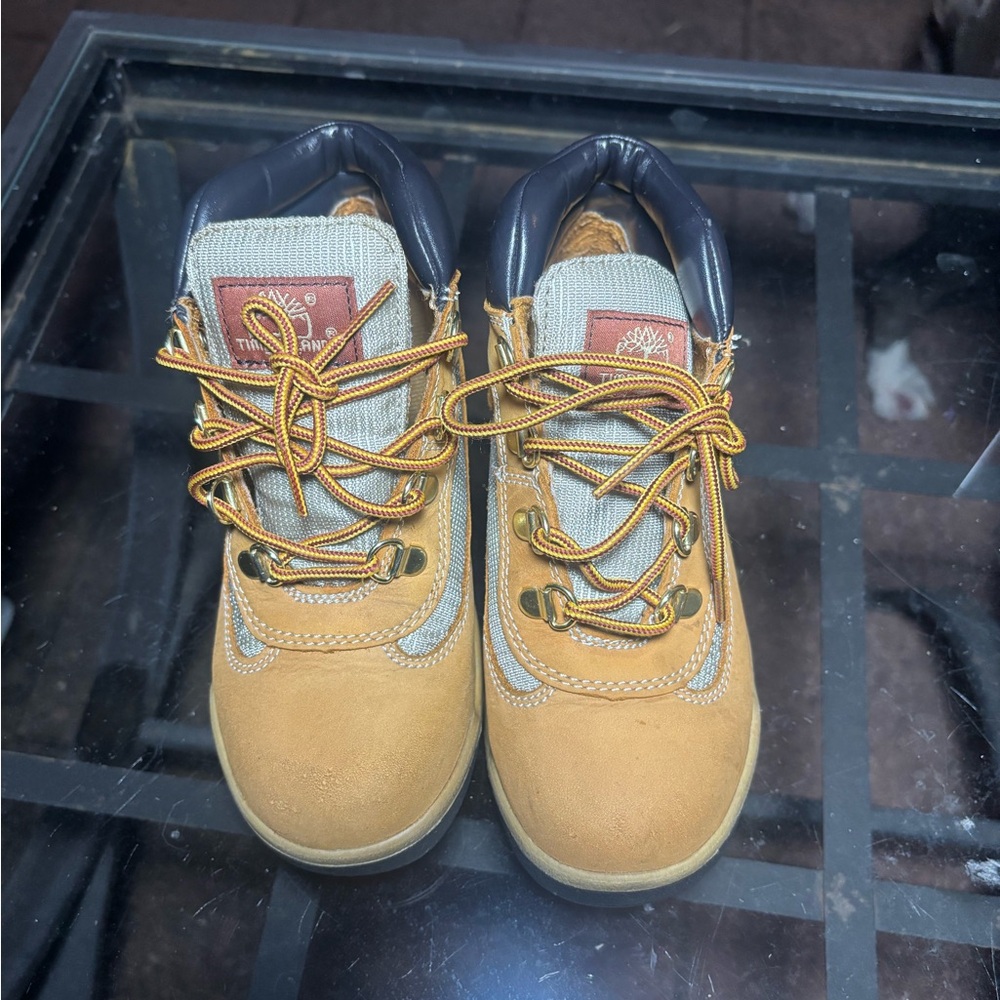 Timberland Kids Brown and Black Boots